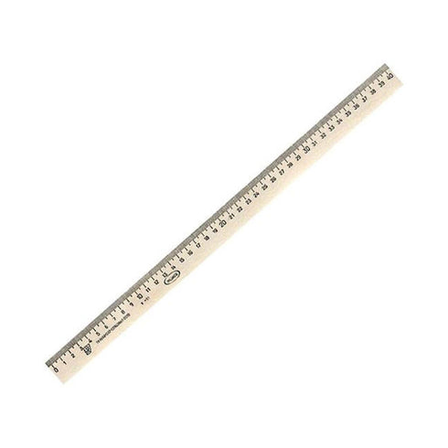Medinė liniuotė, 15cm – 40cm.